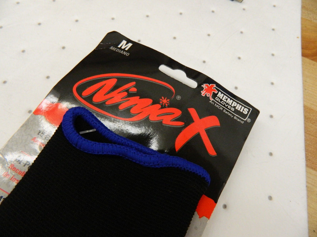 MCR SAFETY qty 15 General Purpose Work Gloves Medium Nitrile Coated Nylon N9674M