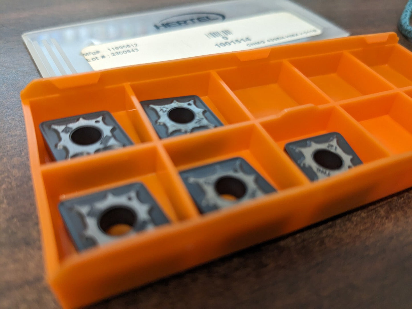 HERTEL Turning Insert 5pk CNMG433ENHMX HC115T, Solid Carbide 1001514