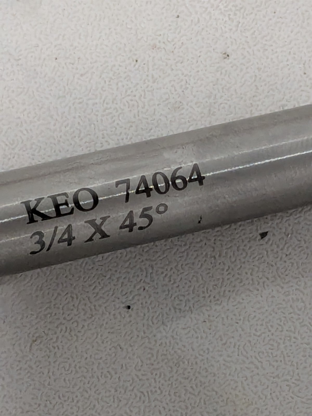 Keo Dovetail Cutter: 45º, 3/4" Cut Dia, 1/4" Wide, Carbide Tipped 929-000-063
