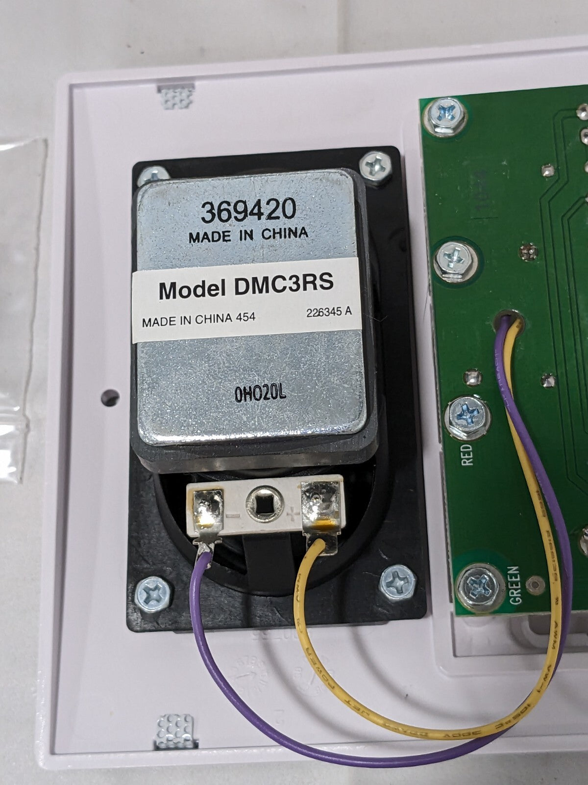 M&S Systems 5" 3-Wire Radio Remote Scan Station - White DMC3RS