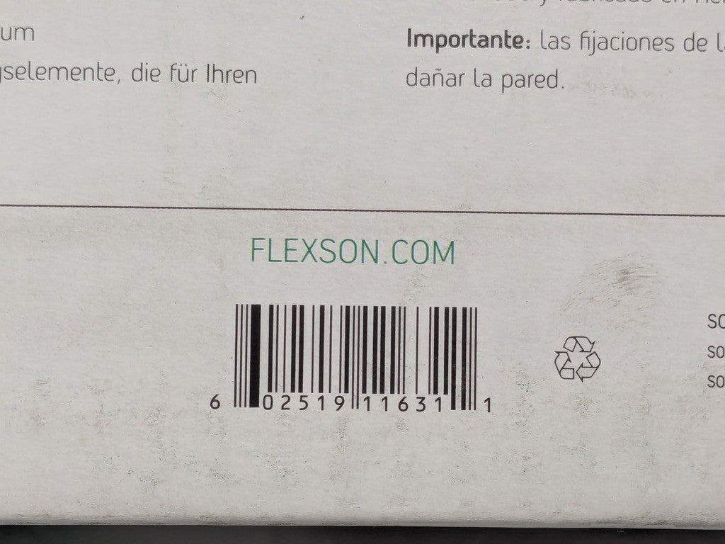 Flexson P5-WM WALL MOUNT ONLY for the Sonos Five & PLAY:5 - Black FLXS5WM1021