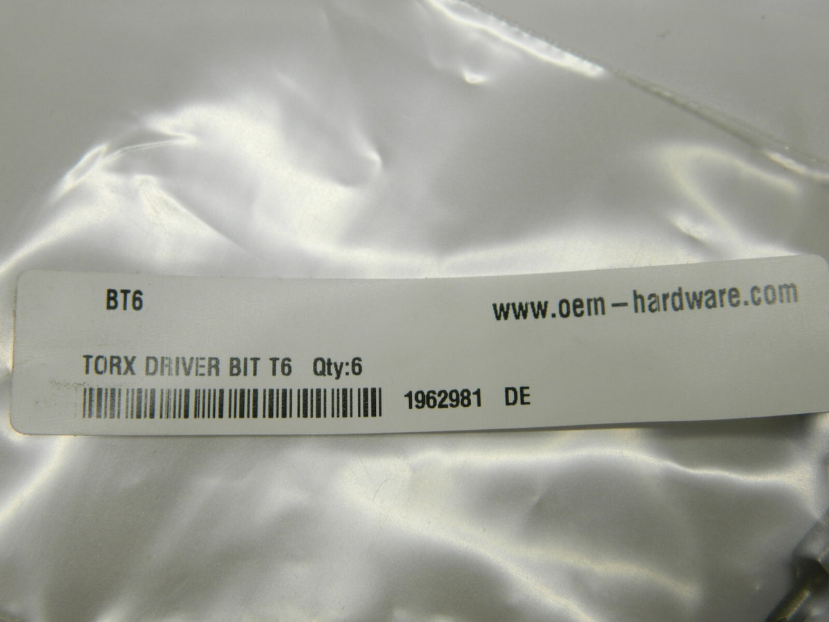 KENNAMETAL T6 Torx Drive Bit for Boring Bars Qty 6 1962981