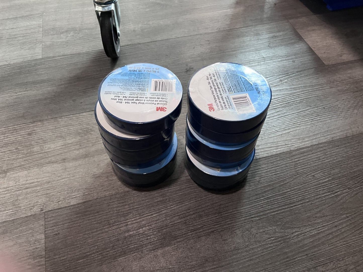 3M General Purpose Vinyl Tape 764, Blue, 1 in x 36 yd QTY 12