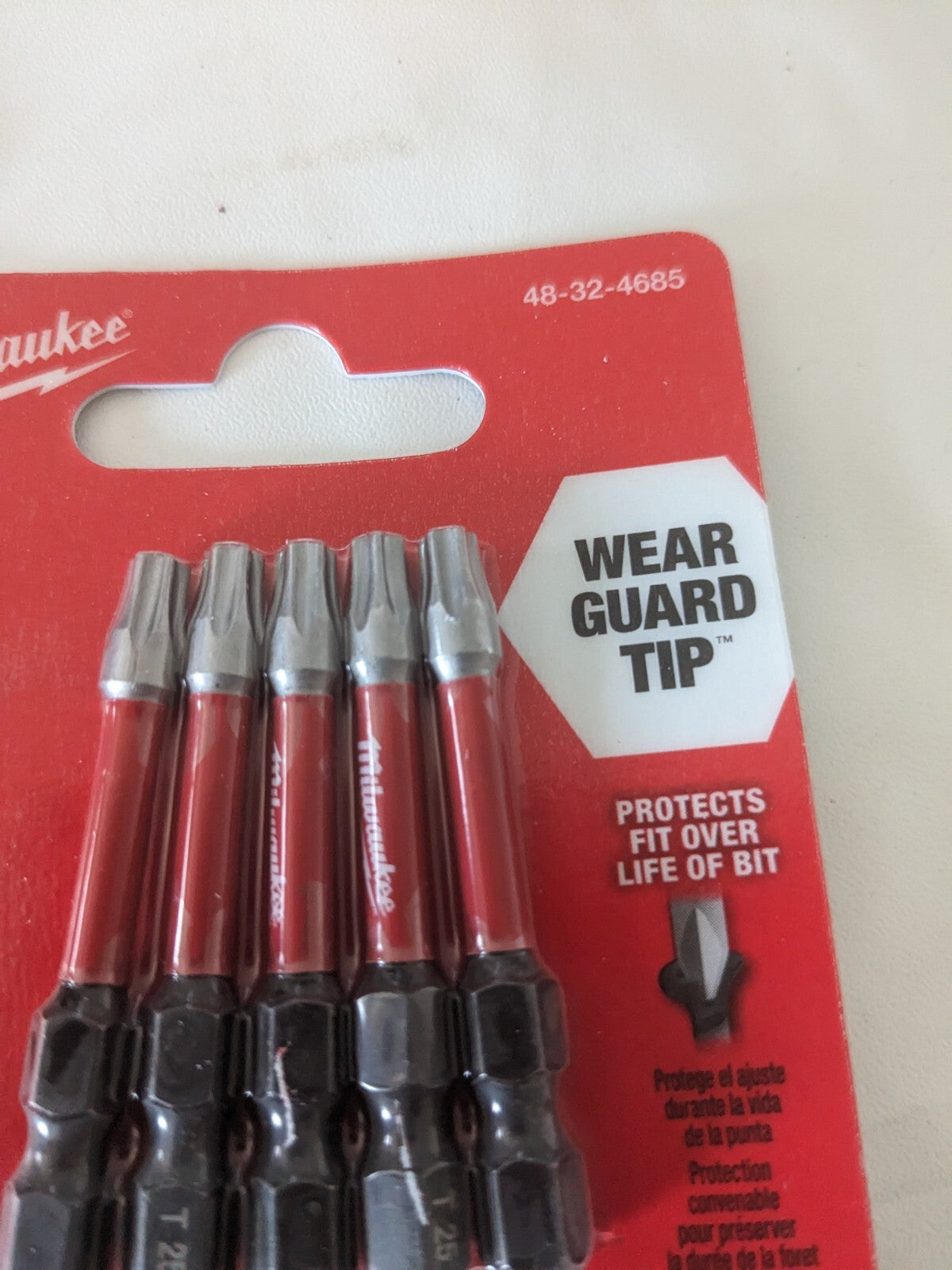 Milwaukee Tool Power Screwdriver Bit: T25 Torx, 1/4" Hex Drive 48-32-4685