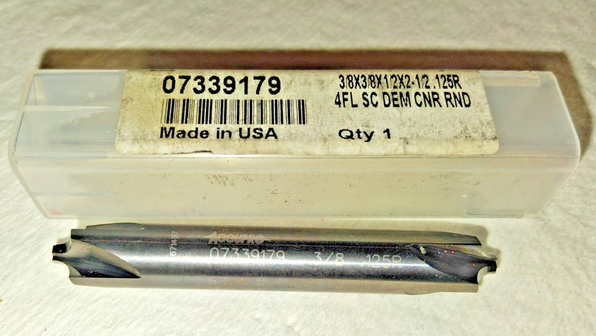 Accupro Corner Rounding End Mill 4FL Carbide 07339179