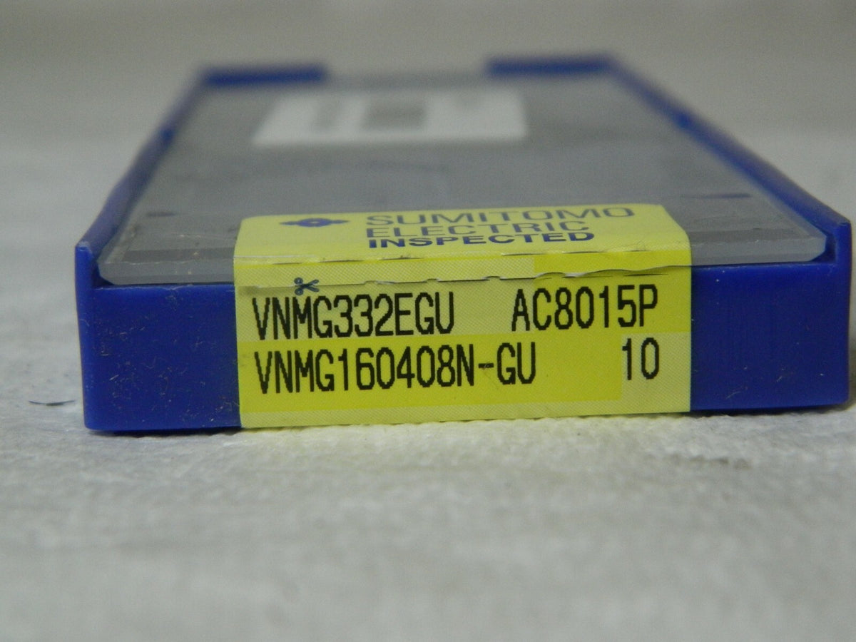 Sumitomo Carbide Turning Insert VNMG332 EGU Grade AC8015P Qty 10 19T4342