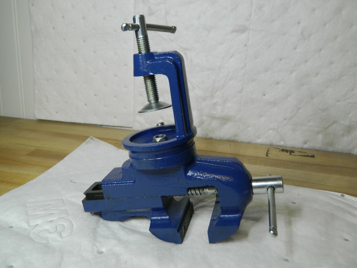 Gibraltar Cast Iron Swivel Bench Vise 2-1/2" Jaw 2-1/2" Opening 1-5/8" Throat