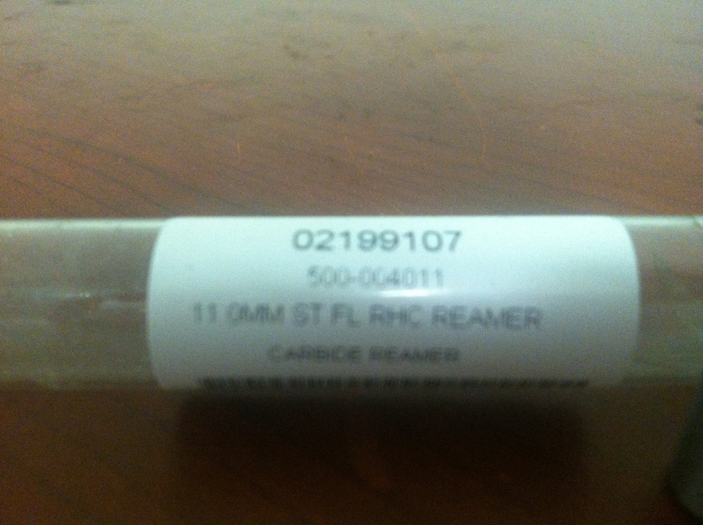 Precision Chucking Reamer 11mm x 1-3/8" x 4" 6F SS/F Carbide RH 500-0
