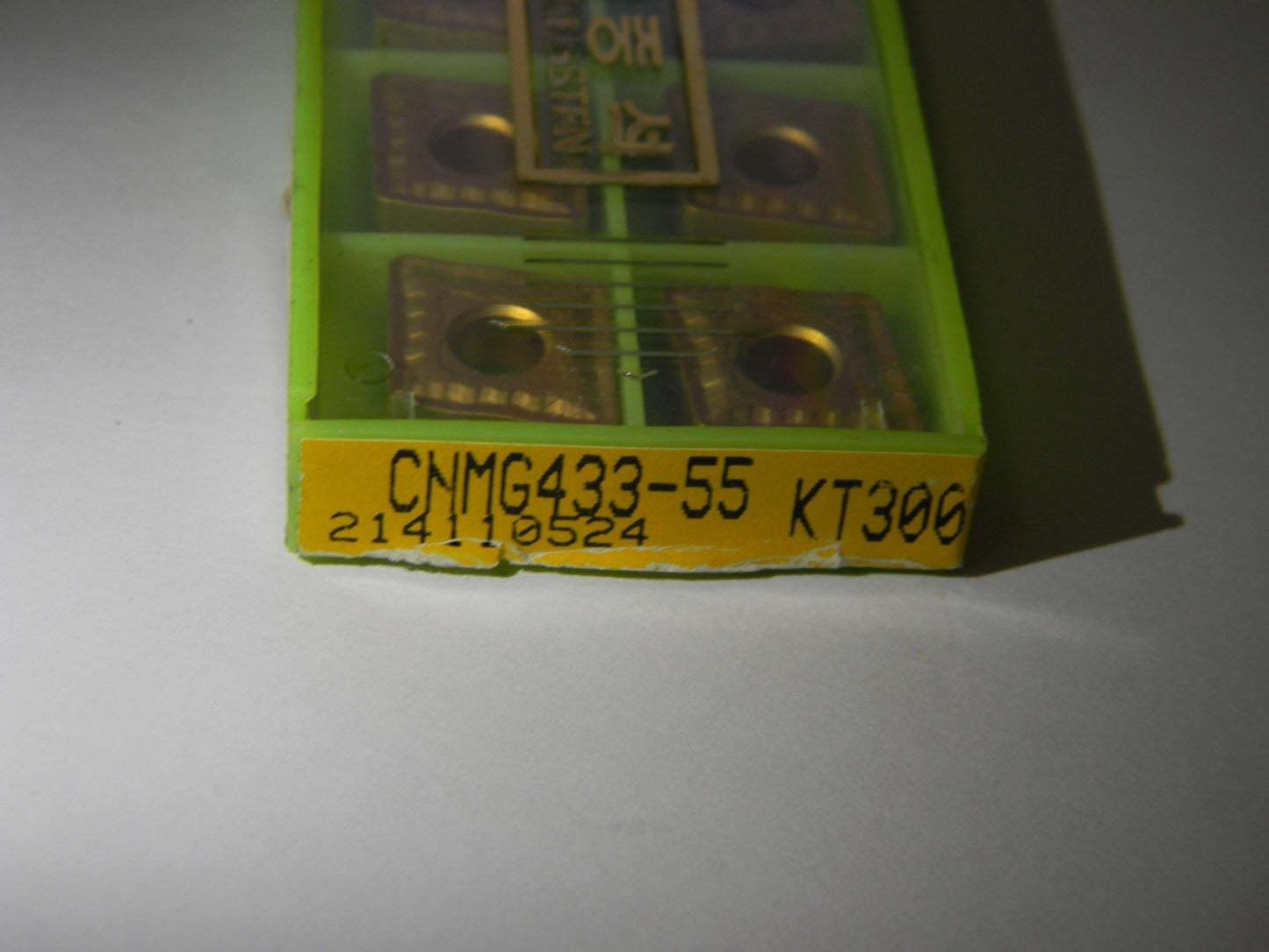 Carbide Inserts CNMG433 -55 KT300 QTY 10 214110524
