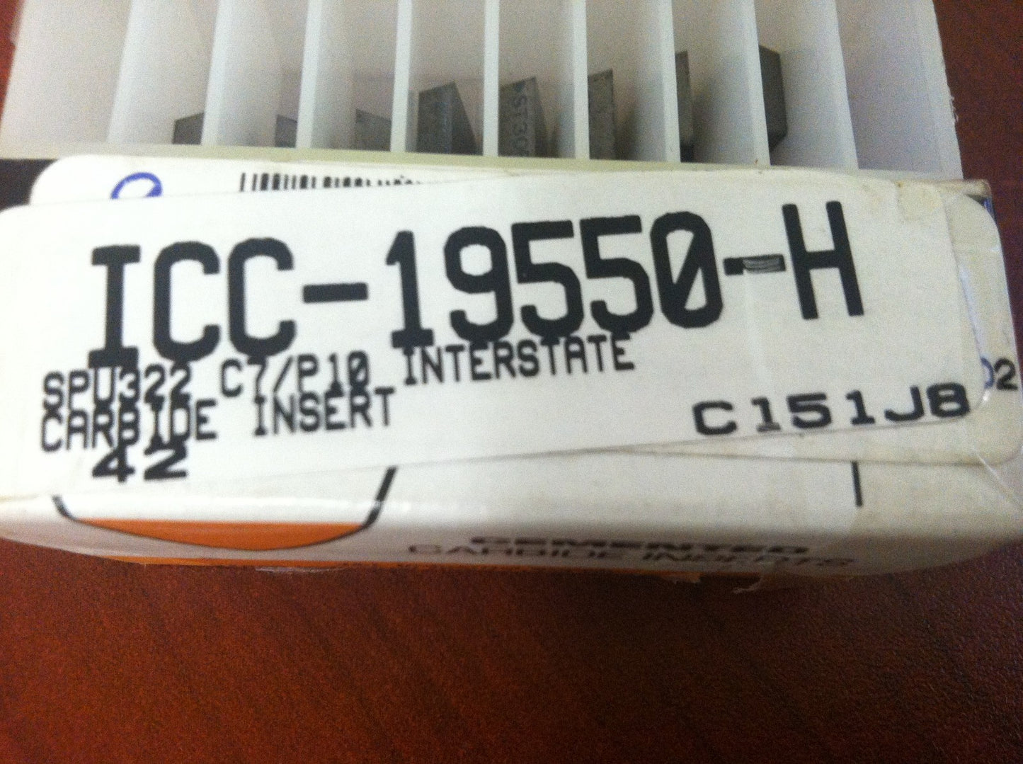 Interstate Indexable Carbide Turning Inserts QTY 9 ICC-19550-H SPU-322 C7/P10