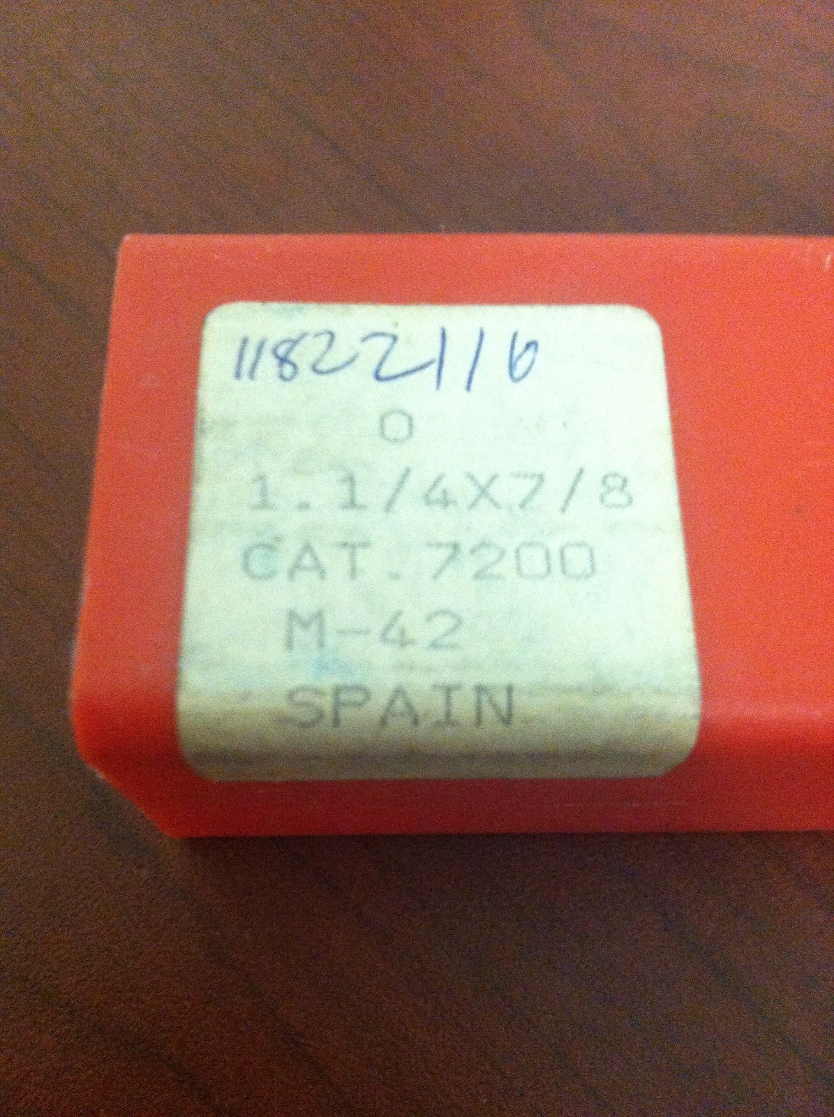Precision Spiral Square End Mill 1-1/4" x 7/8" x 1-5/8" x 4"