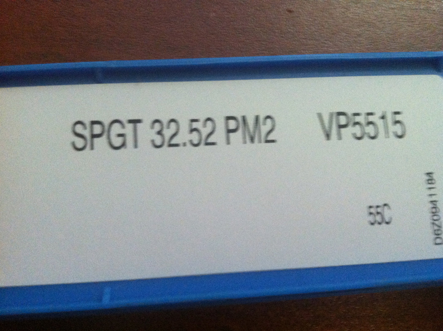 Valenite Spgt3252pm255c Spgt3252pm2 Vp5515 Carbide Turning Inserts, Qty 10