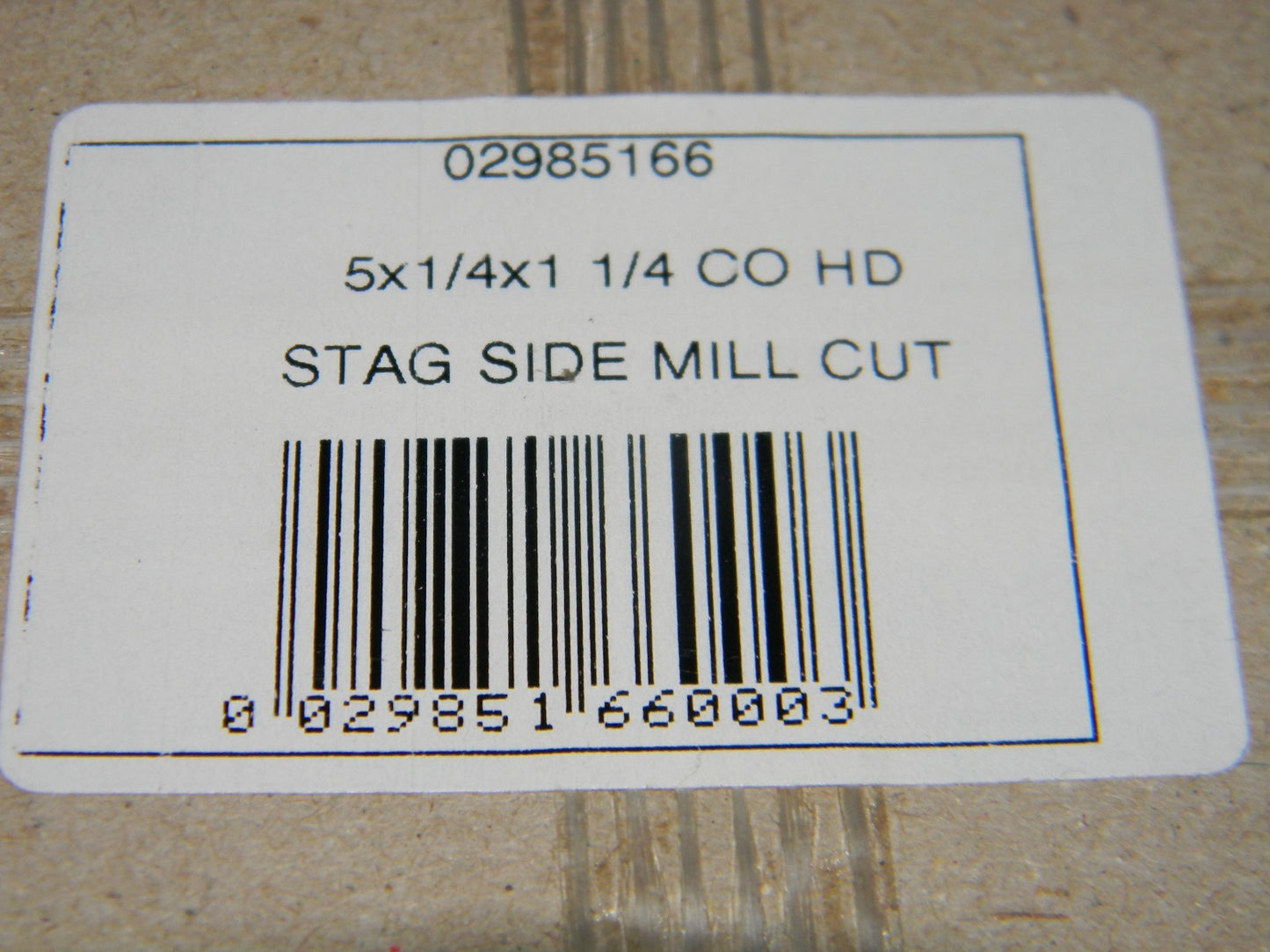 Precision Cobalt Side Milling Cutter 5" x 1/4" x 1-1/4" Staggered