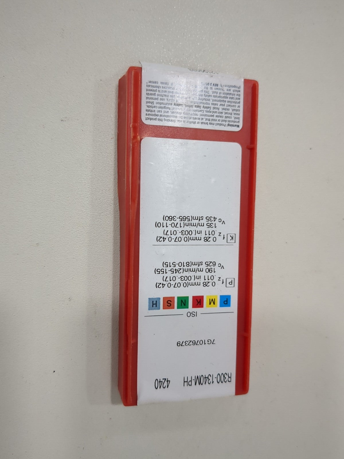 SANDVIK 10pc Milling Inserts: 4240, Solid Carbide 5744675
