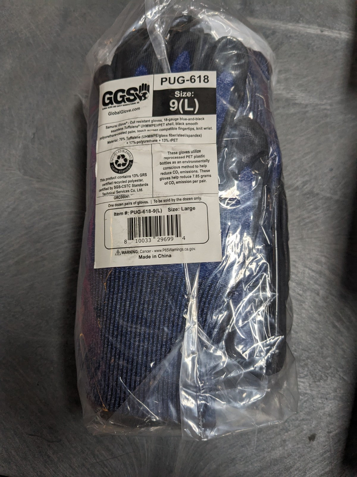 Global Glove Samurai Gloves 12 Pairs, Size L PUG-618-9(L)