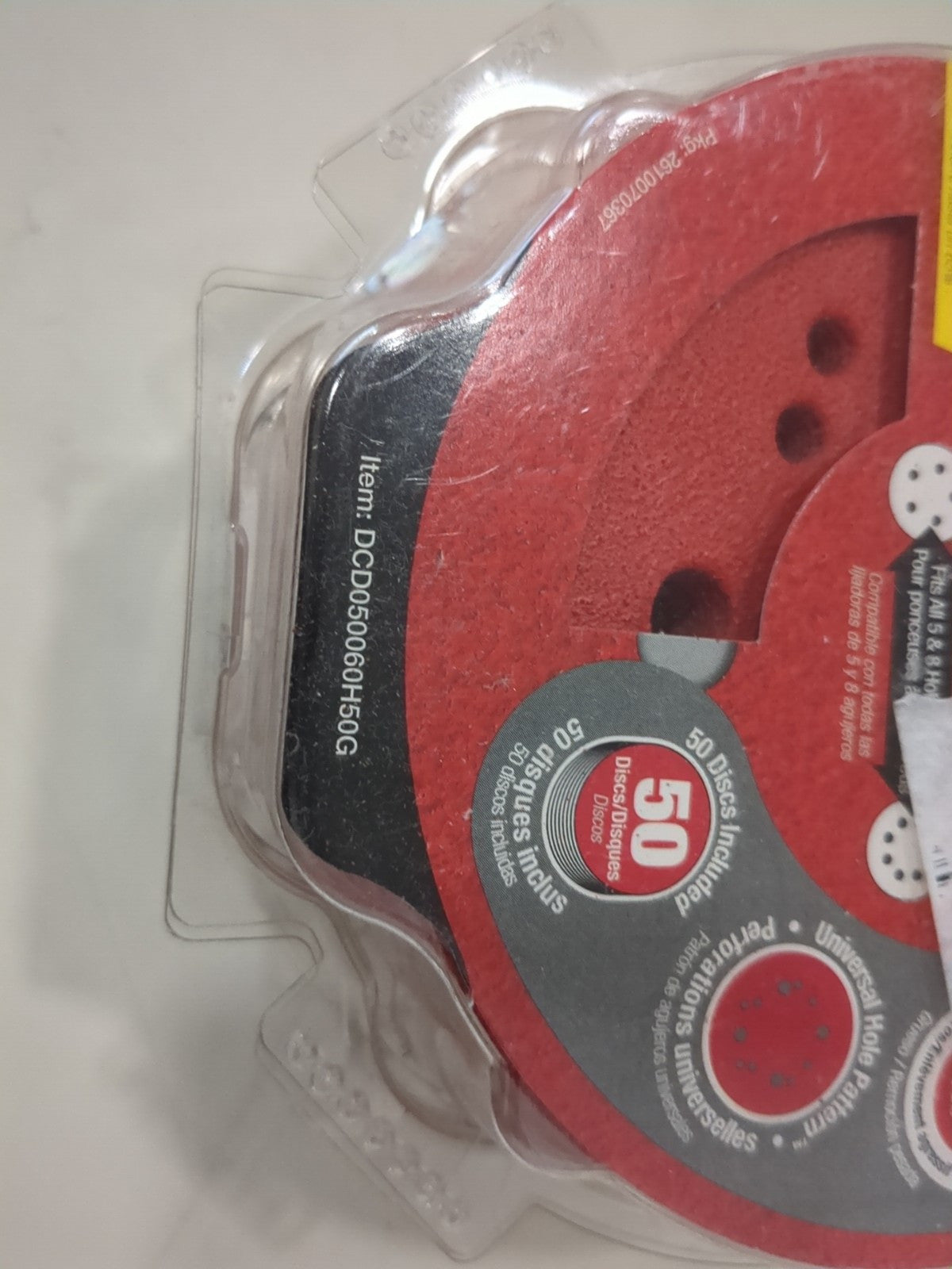 DIABLO 50pc Hook & Loop Discs: 5" Dia, 60 Grit, Ceramic Blend DCD050060H50G