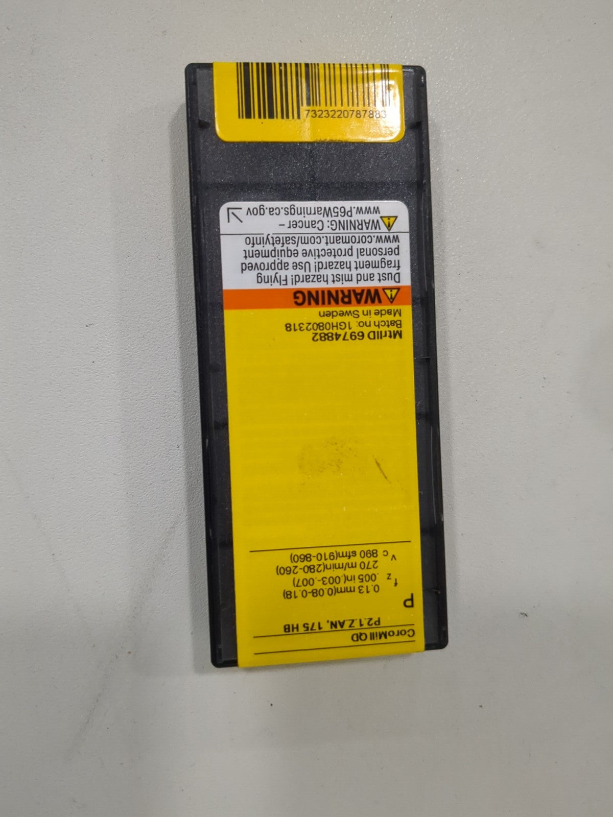 Sandvik Coromant 4pc CoroMill QD Grooving Inserts 6974882