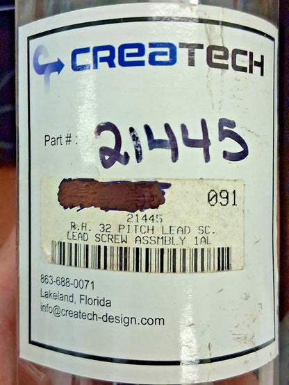 Procunier Lead Screw Assembly 1/2" Right Hand Thread Series 1-AL 32 TPI 214