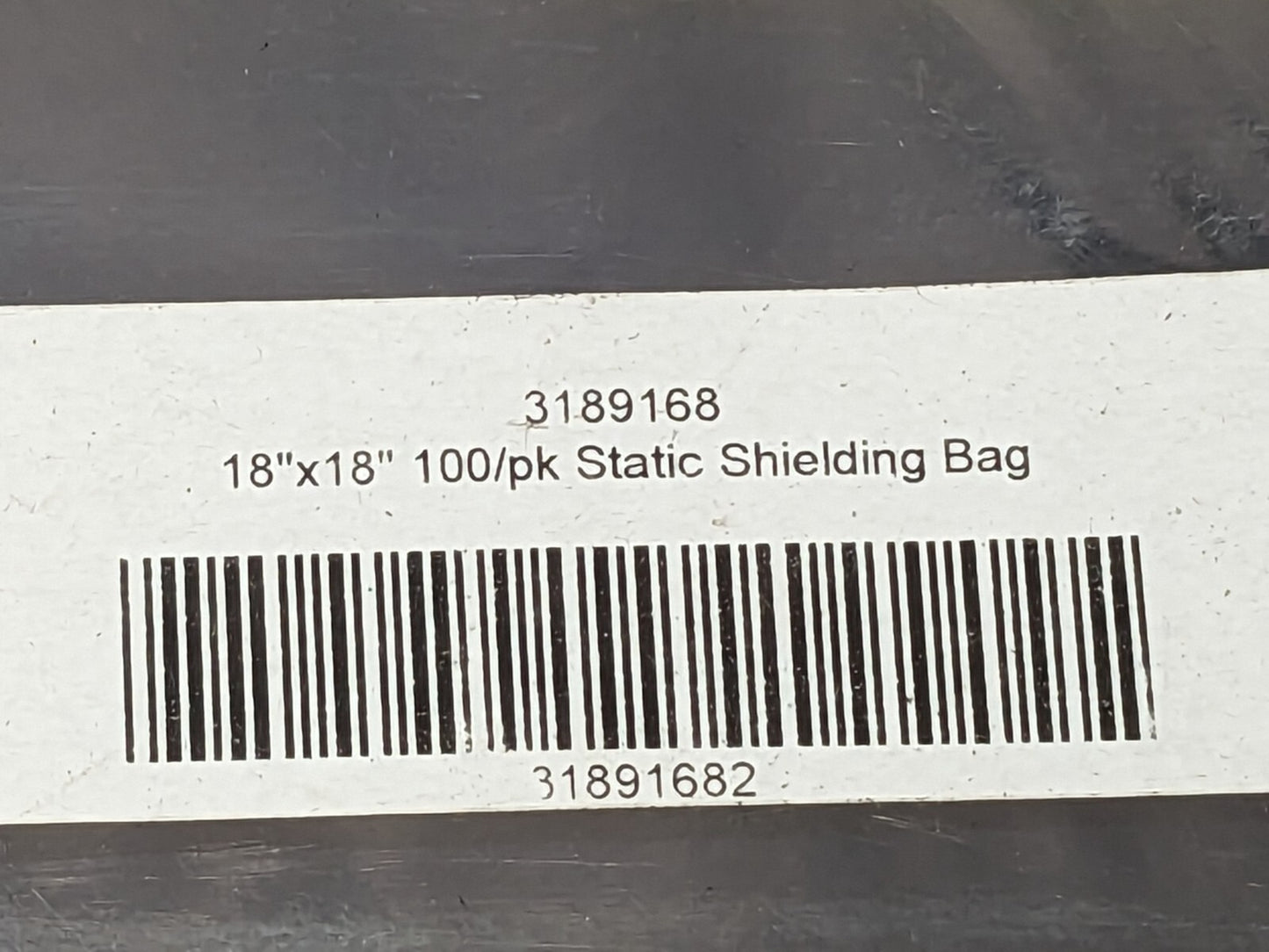 100 PACK of Clear Metalized Static Shield Bags 18" X 18" X 3 mil Thick 3189168