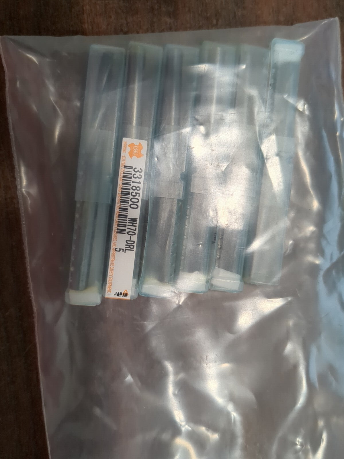 OSG 6pk 5mm 120° Wd1 Carbide Jobber Length Drill Bit 3318500