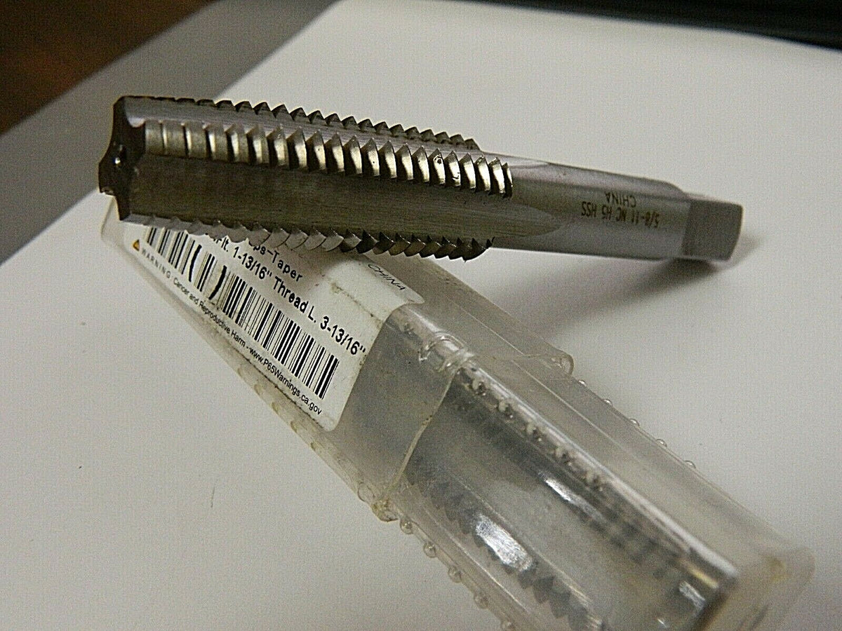 Interstate 5/8-11 UNC H3 4-Fl  Straight Flute Standard Hand Tap QTY 2 04476131