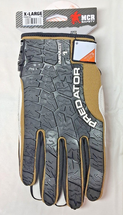 MCR Safety Cowhide Leather Mechanics & Lifting Gloves Size X-L PD2903XL