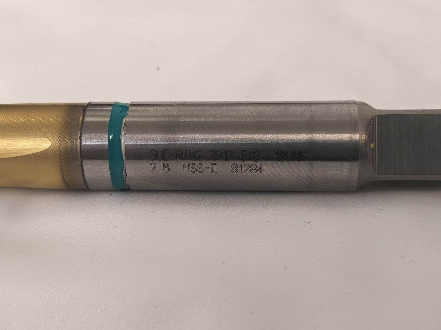 GUHRING Spiral Point Tap: 5/8-18 UNF, 4 Fl 9039170158750