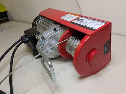 Vestil MINI-2 Electric Steel Cable Hoist 200 lb. Capacity 1-1/4 HP 110v 8 Amp