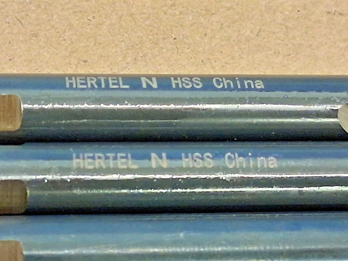 Hertel HSS Jobber Length Drill Bits QTY6 Letter N Dia 137 Deg H95006213