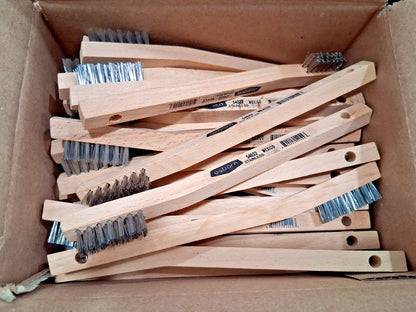 Osborn Stainless Steel Scratch Brush QTY36 3 Row 7 Column 53502258