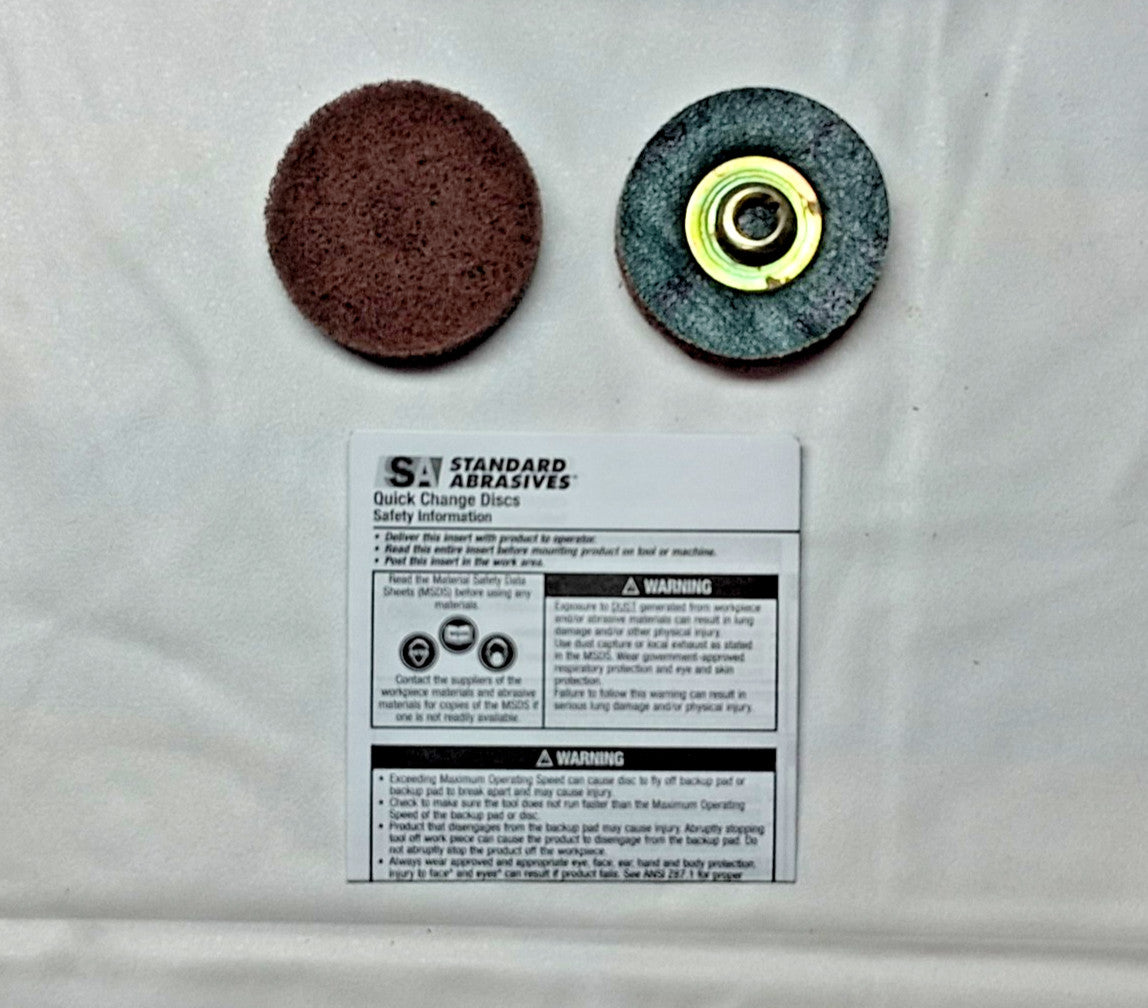 Standard Abrasives Quick Change Buff and Blend GP Discs A/OFine TSM QTY50 840213