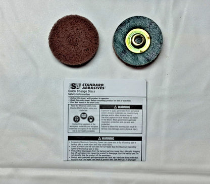 Standard Abrasives Quick Change Buff and Blend GP Discs A/OFine TSM QTY50 840213