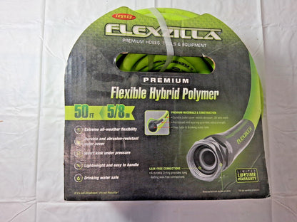 Legacy Green Hybrid Polymer Garden Hose 50 ft 3/4" GHT Thread 150PSI HFZG55