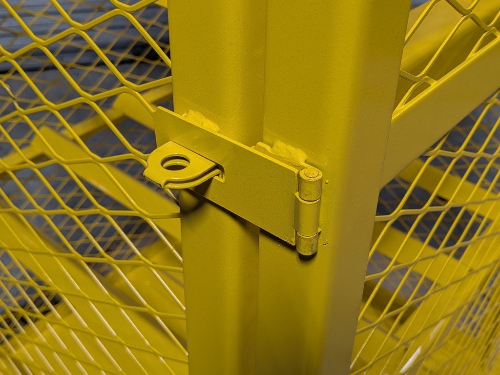 Durham Gas Cylinder Storage Cabinet 71 x 30 x 30 Steel Yellow EGCC8-50