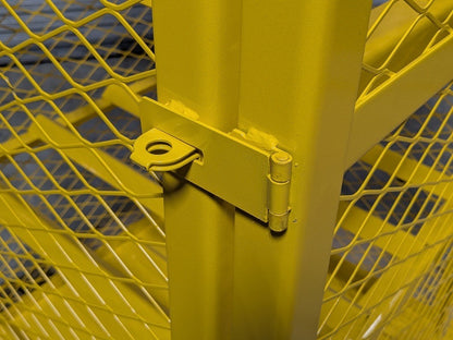 Durham Gas Cylinder Storage Cabinet 71 x 30 x 30 Steel Yellow EGCC8-50