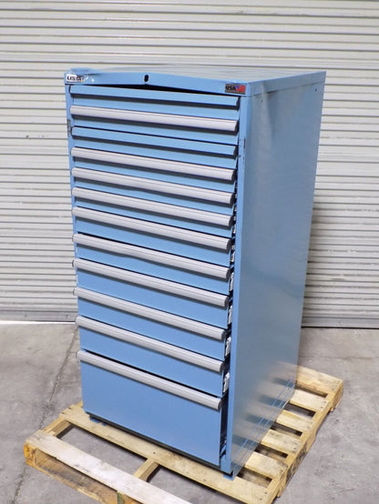 Lista Steel Blue Modular Storage Cabinet 12 Drawer 59 x 28 x 28 Parts / Repair