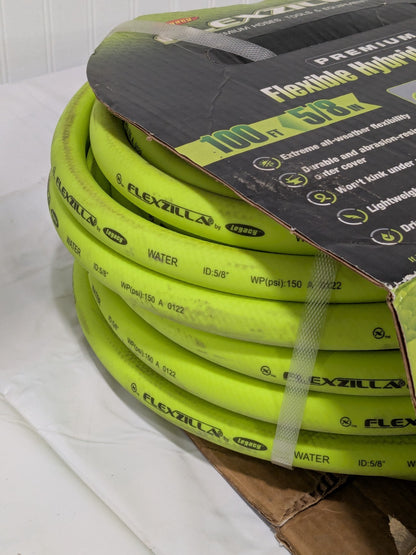 Legacy Garden Hose: 100 ft, 3/4" GHT Thread, Hybrid Polymer, 150 psi HFZG51
