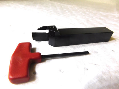Hertel Indexible Cutoff Toolholder 21mm Max DOC 20mm Shank Dia 4” OAL 2000475