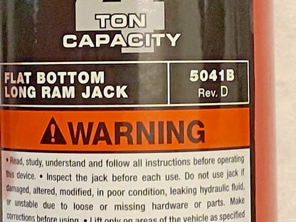 Sunex Tools Bottle Jack 4 Ton Capacity 5041B