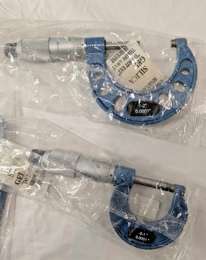 Fowler 9 Piece Outside Micrometer Set 0 - 12" Range 52-215-012-1 PARTS/REPAIR