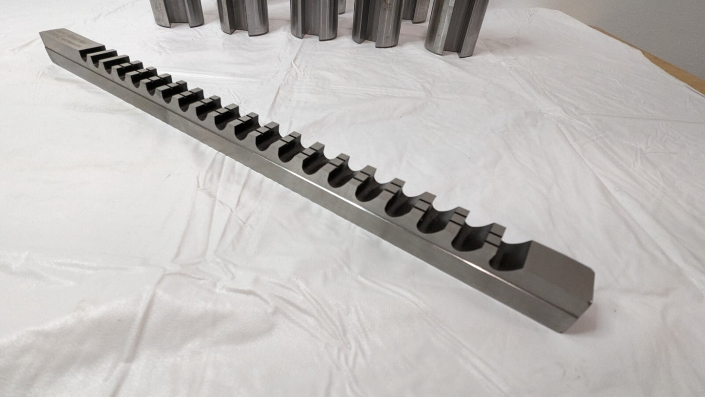 Dumont Minute Man 9 Pc Style E Keyway Broach Set 44500 INCOMPLETE