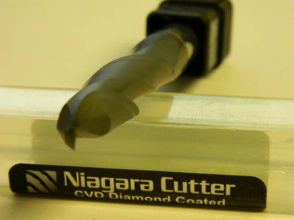 Niagara Cutter 3-3/4"OAL  2Fl Coarse Coating Carbide Ball  Endmill N78000