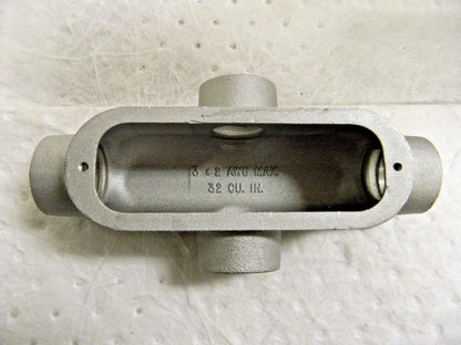 Hubbell Killark Aluminum Conduit Body IMC & RigidB 1-1/4" Trade 85 Form OX-4