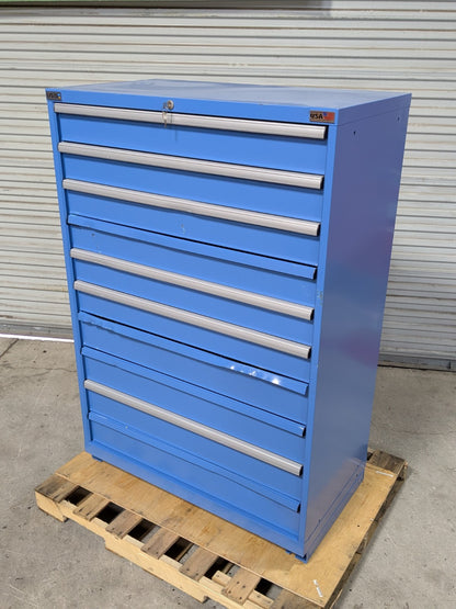 Lista Modular Storage Cabinet 10 Drawer 59 x 40 x 22 Steel Blue  SCRATCH N DENT