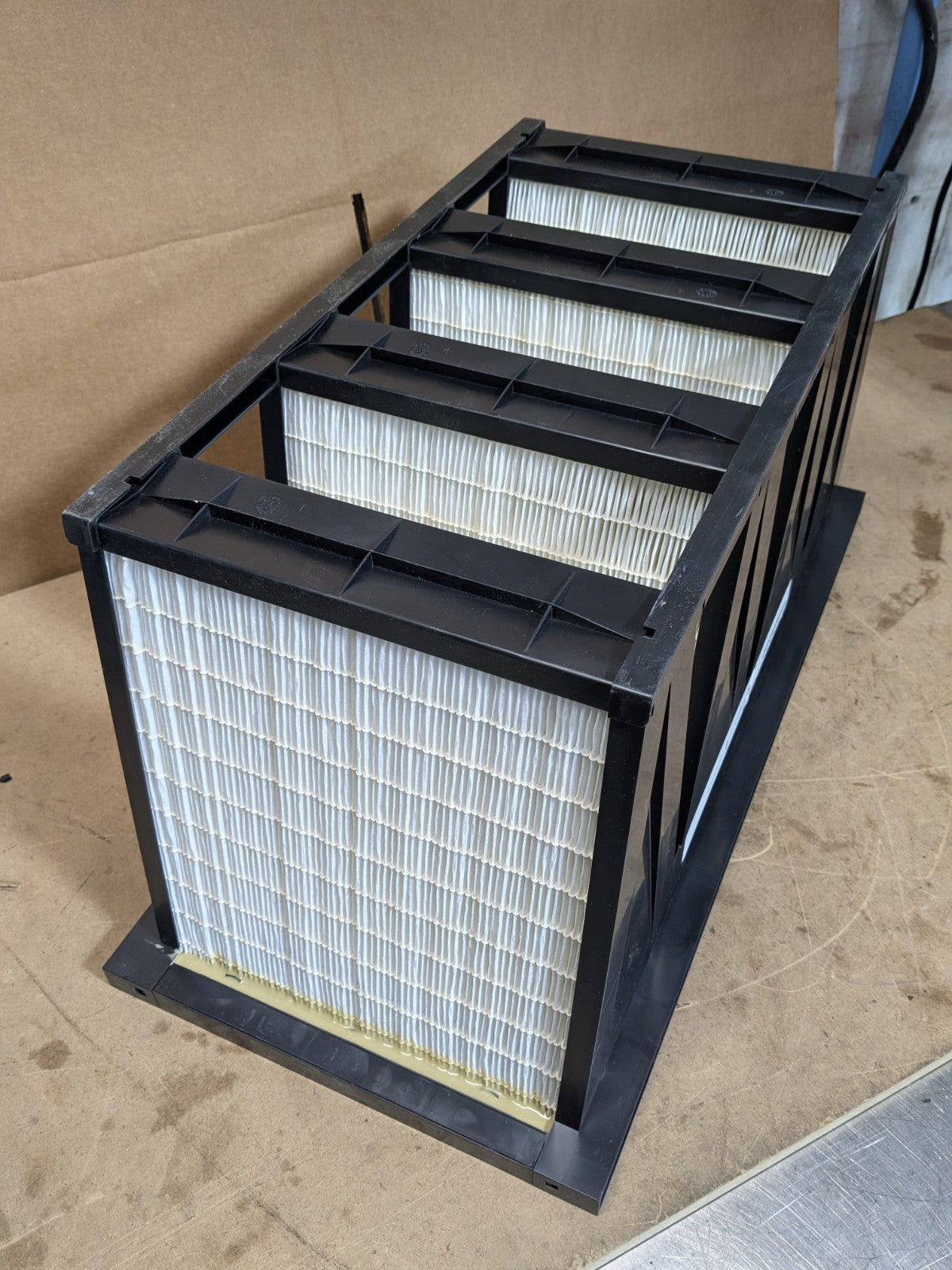Pro Source V-Bank Mini-Pleat Air Filter w/ Plastic Frame 24 x 12 x 12 MERV 11