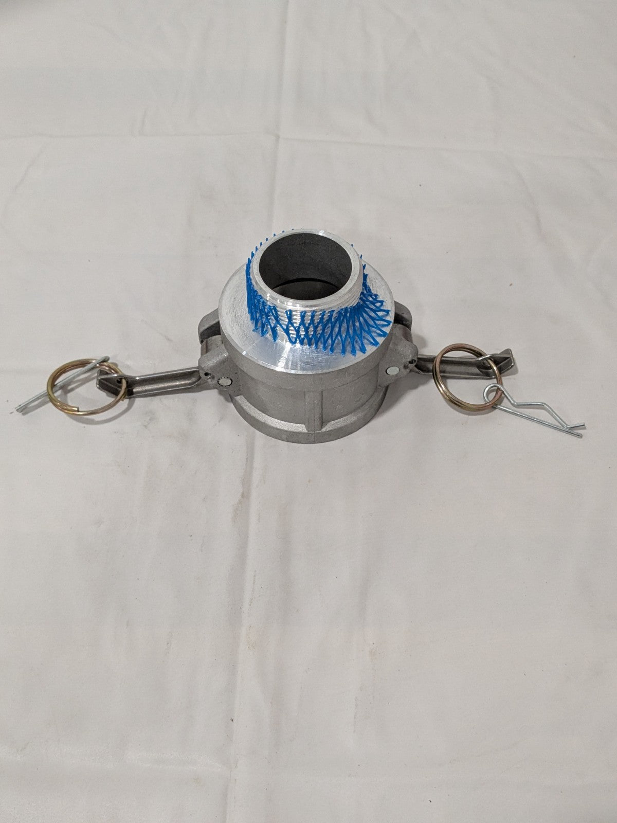 Cam & Groove Coupling: 1-1/2" Part B, Aluminum, 1,000 psi Max WS-HF-CAM-002