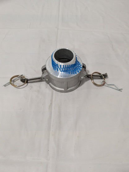 Cam & Groove Coupling: 1-1/2" Part B, Aluminum, 1,000 psi Max WS-HF-CAM-002