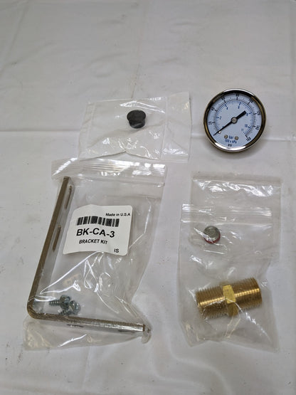 Jupiter Pneumatics 3 Pc. FRL Filter Regulator Lubricator 40 CFM 1/2" NPT 12
