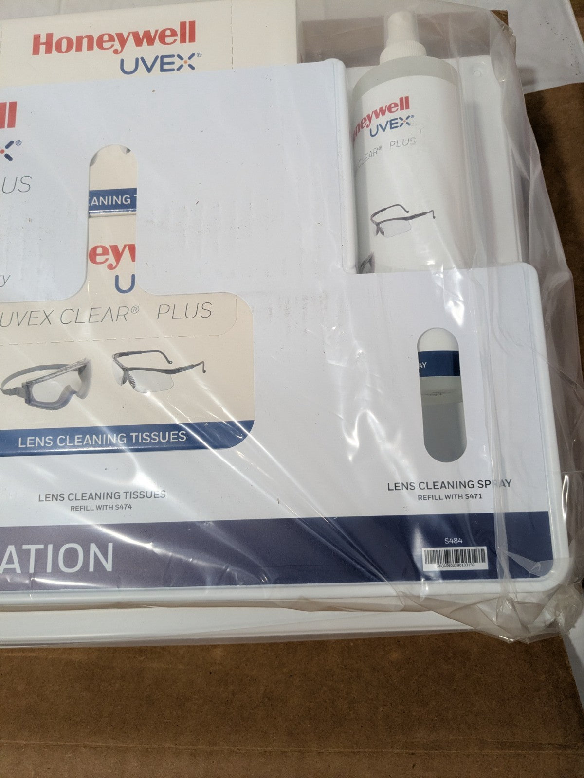 HONEYWELL UVEX Lens Cleaning Station,16 fl oz Bottle S484