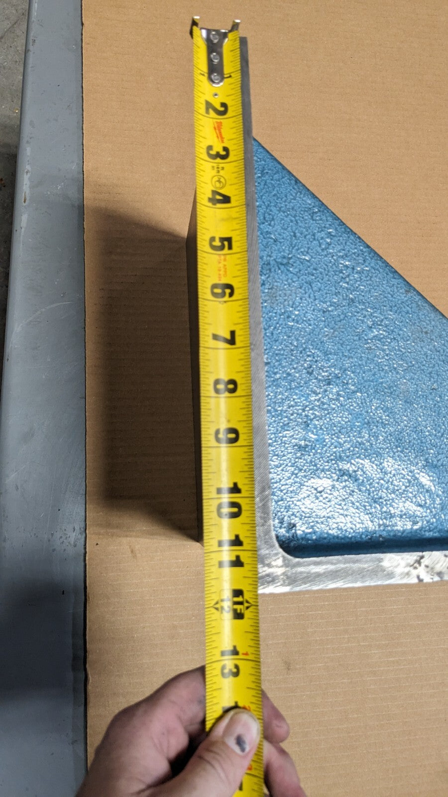 Machined Angle Plate 12" x 12" x 12" Cast Iron Flat Surface Doubl